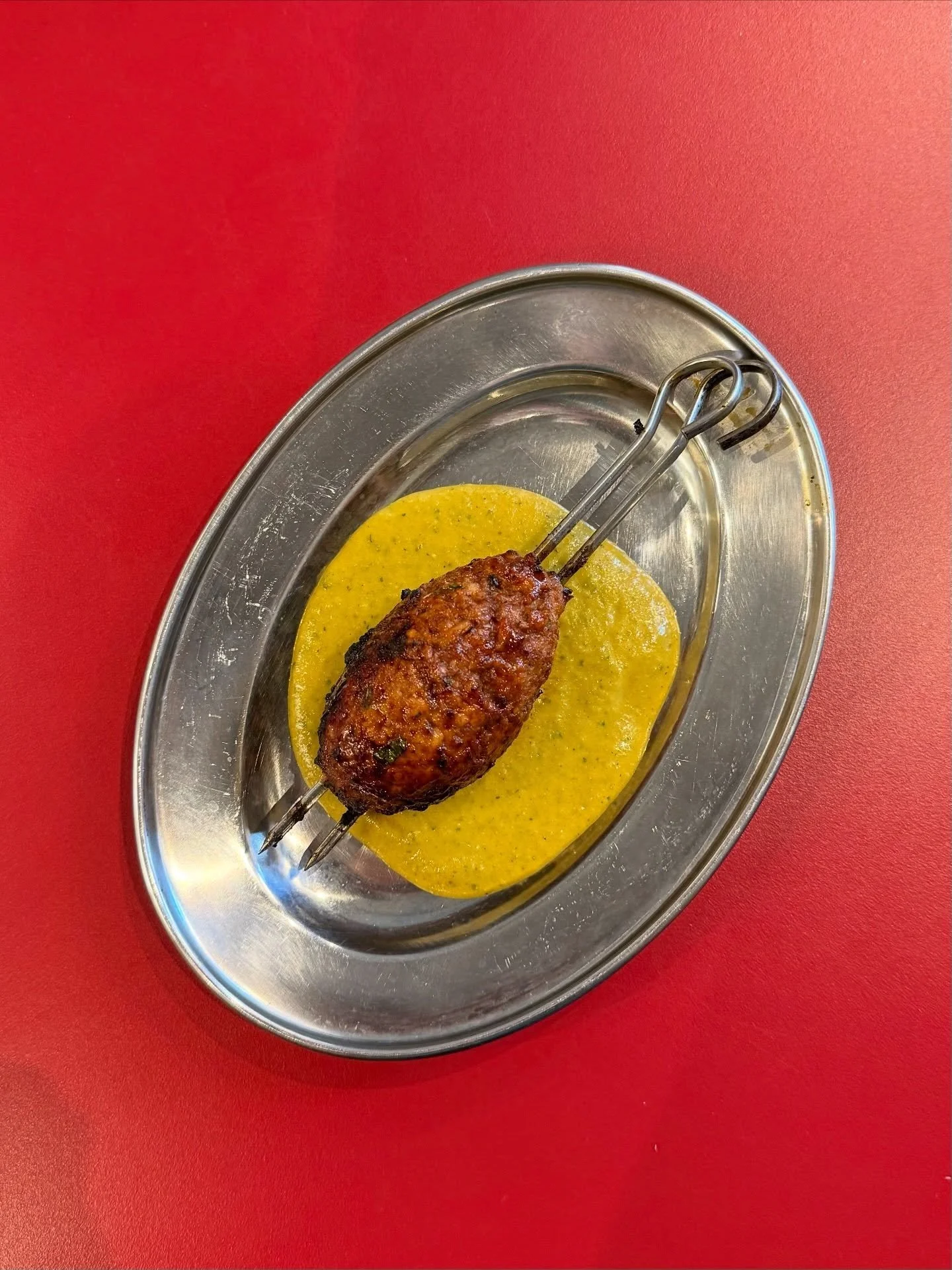 Albondiga is back, have you missed her? 🔥

This time we&rsquo;re using Pork and Veal mince with Chorizo for extra fatty flavour. Cooked on the coal BBQ as always and glazed with pork tare, the meatball picks up a smoky char that makes it even more m