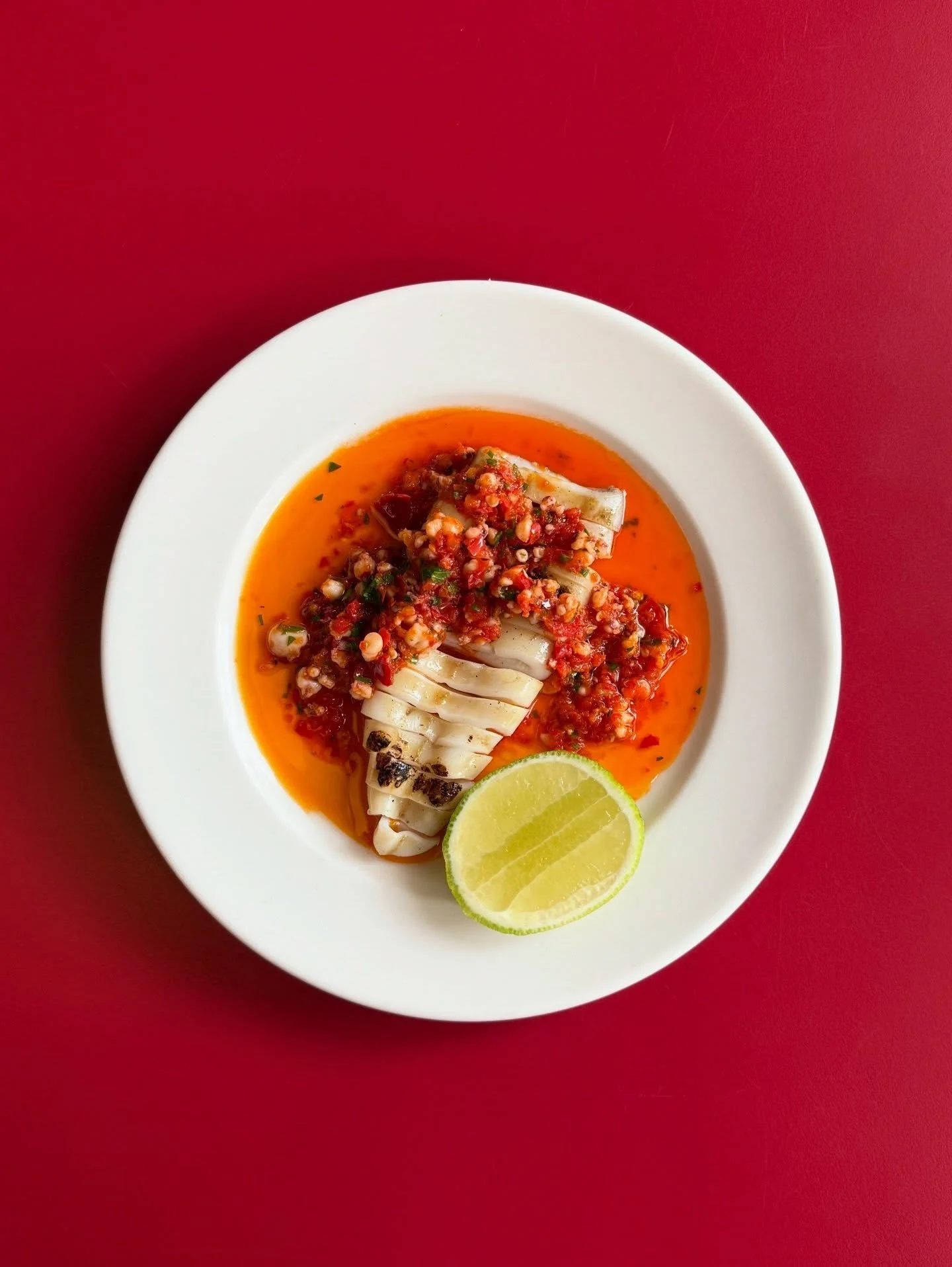 Squid Pil Pil is back! 🦑 

Tender BBQ squid with a nice kick from chilli with confit garlic in the Pil Pil of tentacles 

This dish stands out as one of the true greats, we&rsquo;re so happy to welcome it back for this celebratory weekend menu