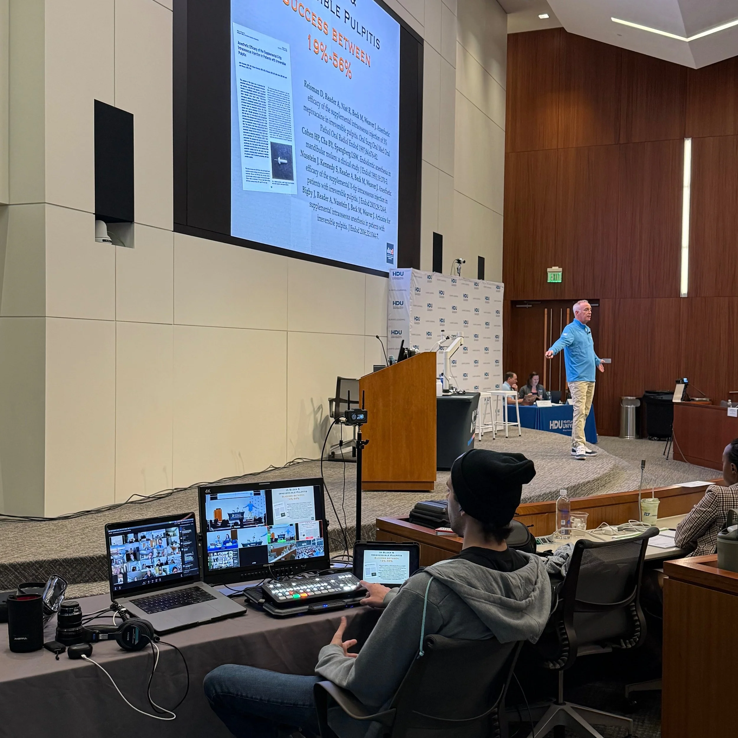 Lecture and hands-on training for 120 in person along with a virtual stream for many more clinicians not in attendance. An overview of the endodontic procedure and individual instruction.
#obtr8
#waveonegoldorificeopener 
#singlebuttonsolution 
#bett