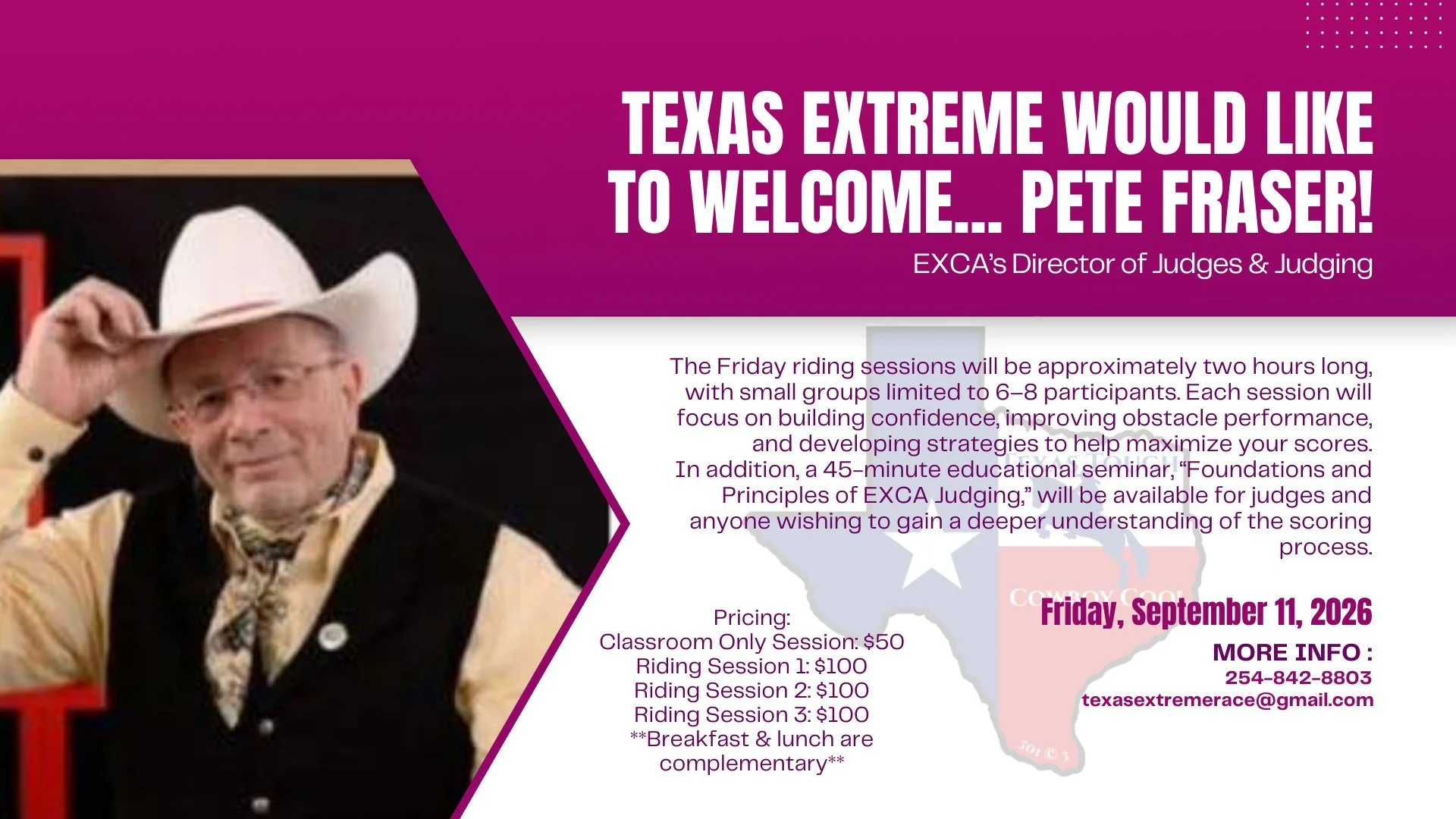 Texas Extreme Cowboy Classic and Clinic with Pete Fraser