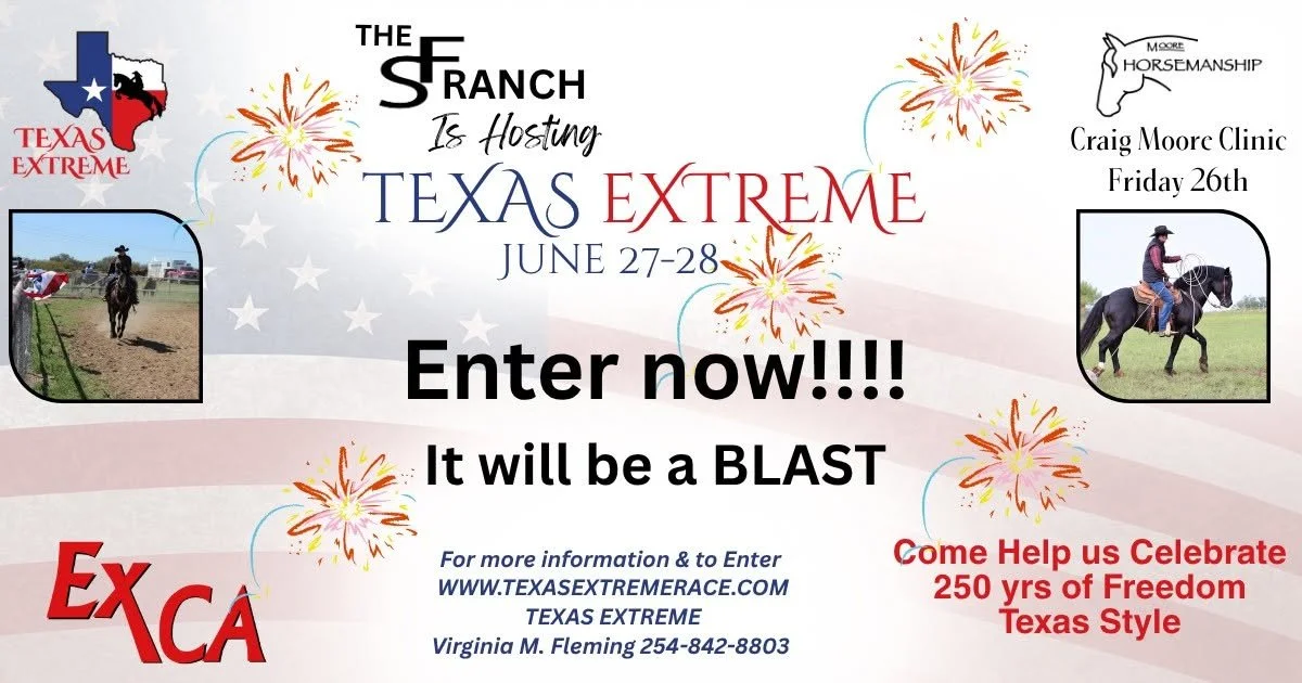 Texas Extreme at the SF Ranch on June 26–28, 2026