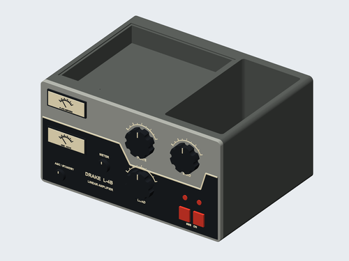 Drake L-4B inspired organizer digital rendering