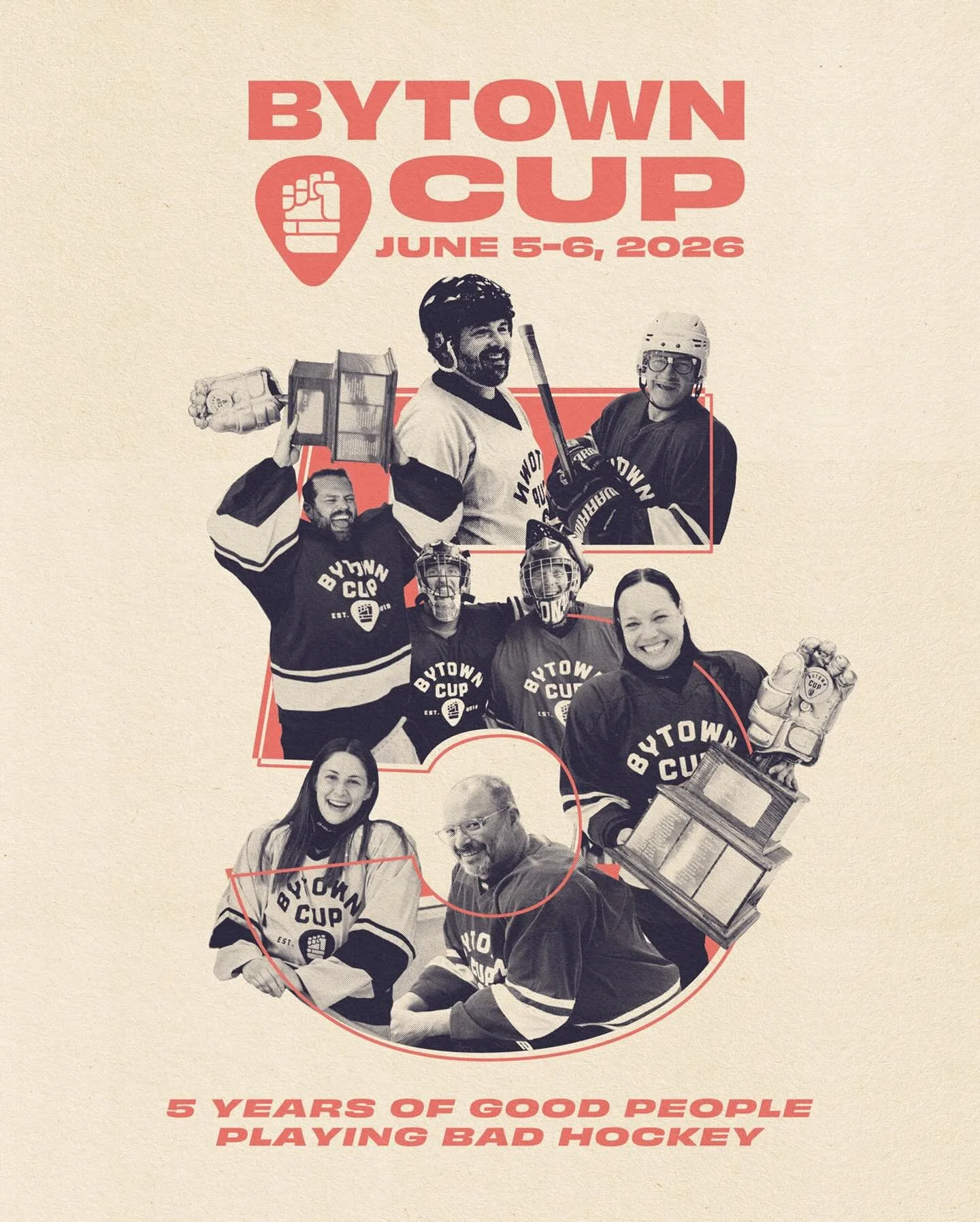Planning has started for our 5th! Annual ByTown Cup tournament. We&rsquo;ve made it this far thanks to loads of friends, family and good people playing some bad hockey and having nothing but fun along the way. Truly one of the best weekends of the ye
