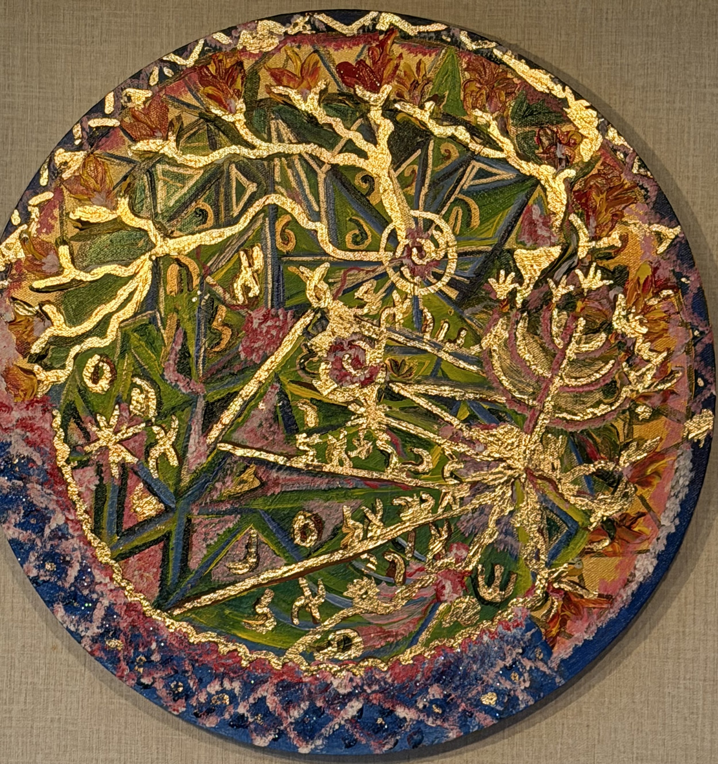 The Talismanic Wheel – Sacred Geometry Kabbalah Art