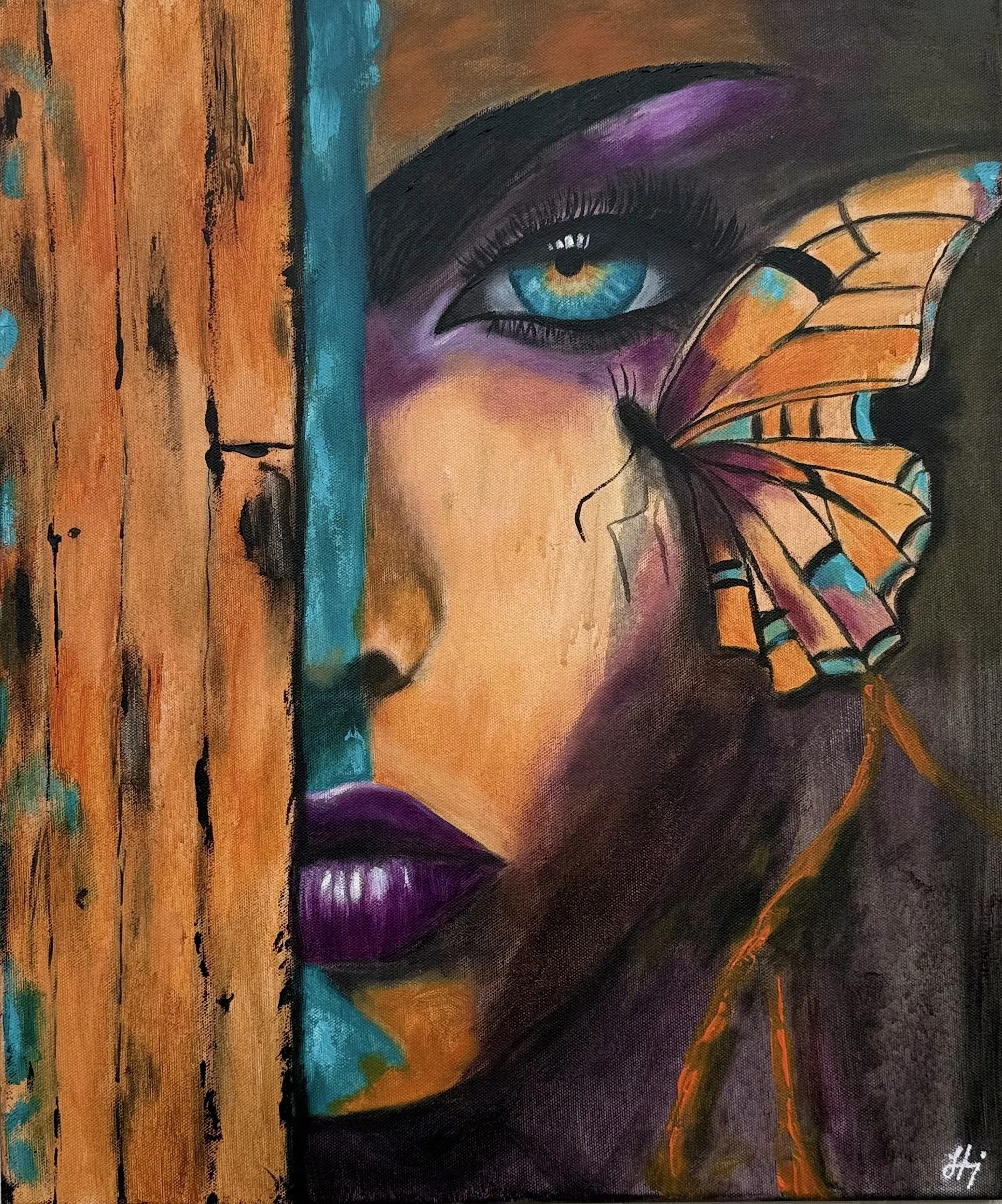 Sommermystikk. Akryl på lerret 40 x 50 cm Pris 3000,-