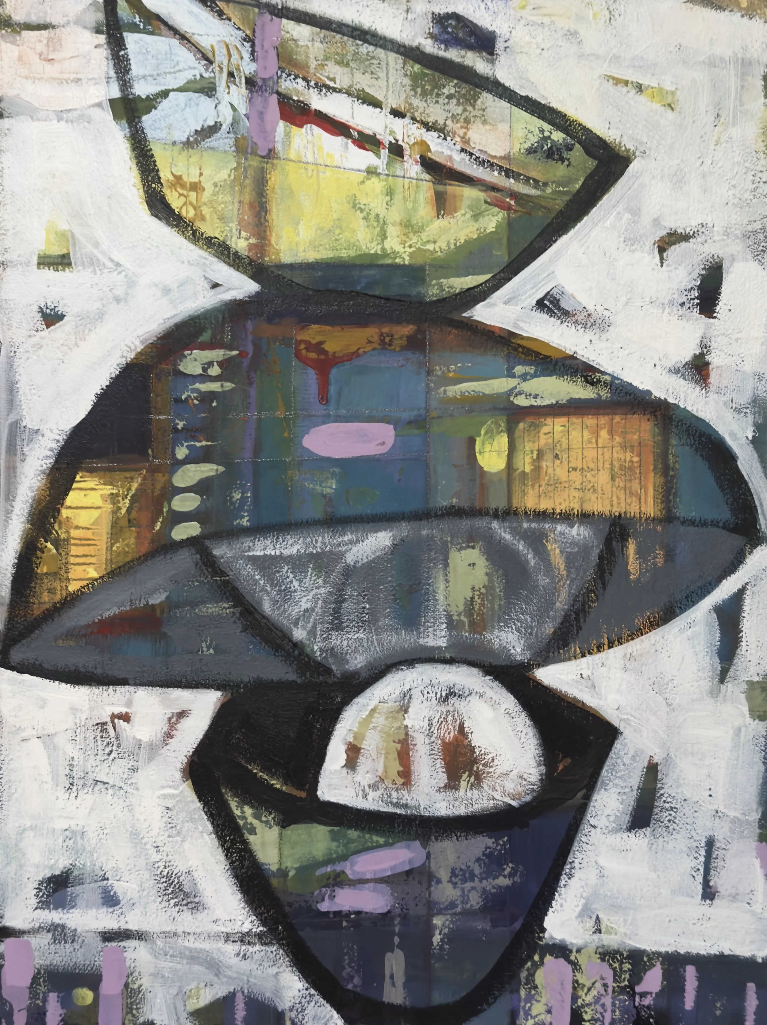 So What?,
acrylic on canvas,
14" x 12",
No. AB2538