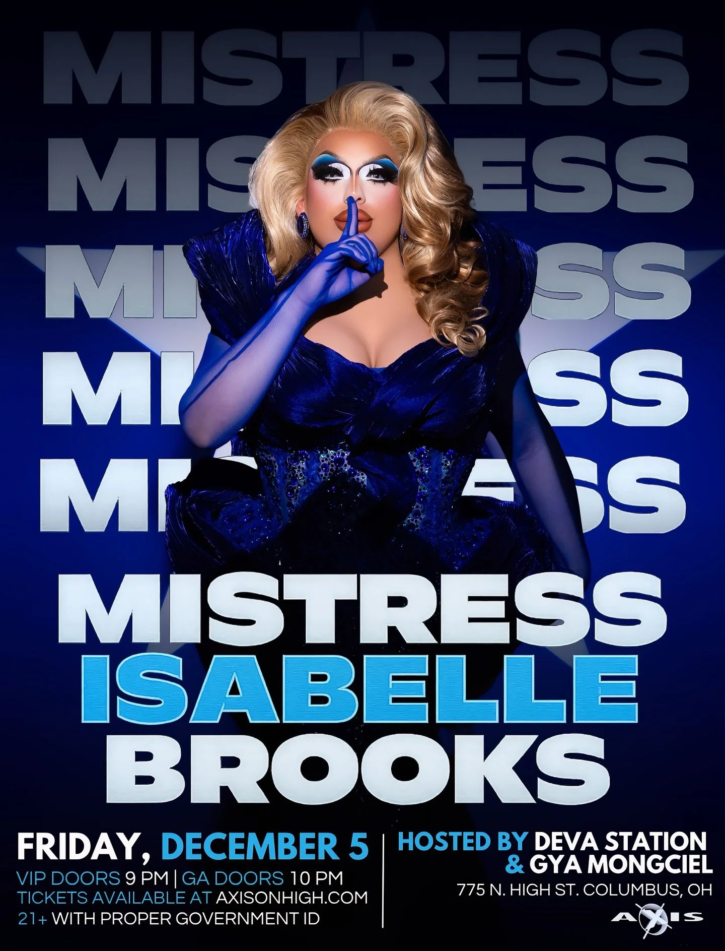 ⚡️ A big girl? Where?! ⚡️

Clock that tea &mdash; the glamorous, the bold, the unstoppable Mistress Isabelle Brooks is coming to Columbus and it&rsquo;s GAME ON. 💥

Expect the attitude, the beauty, the reads&hellip; and expect to gag, because this w