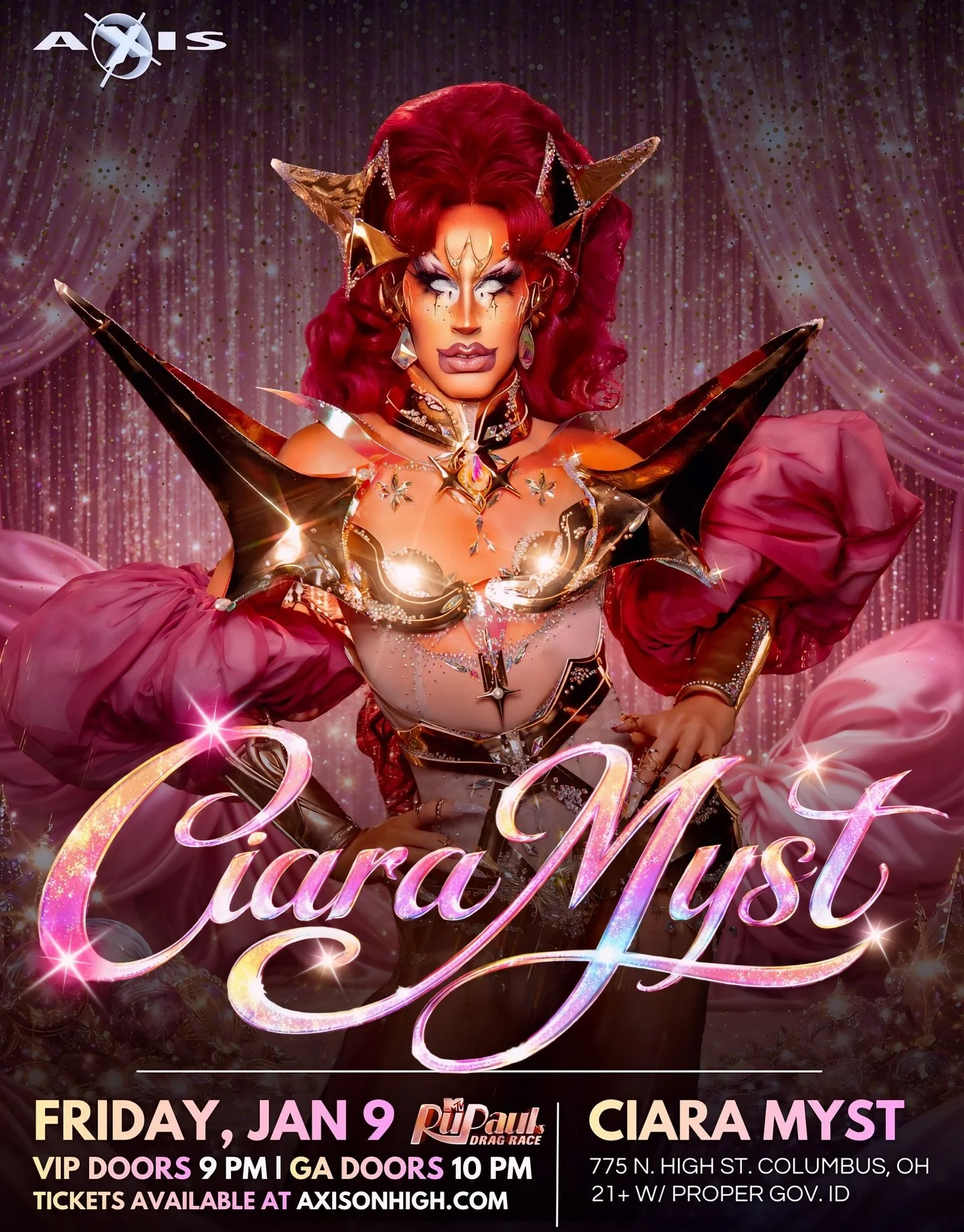 ✨ Columbus &mdash; the shapeshifter has arrived. ✨

When Ciara Myst steps into a room, she doesn&rsquo;t just enter &mdash; she transcends it. Born from fantasy, crafted through cosmic imagination, and sharpened with the fierce eye of a creator who b