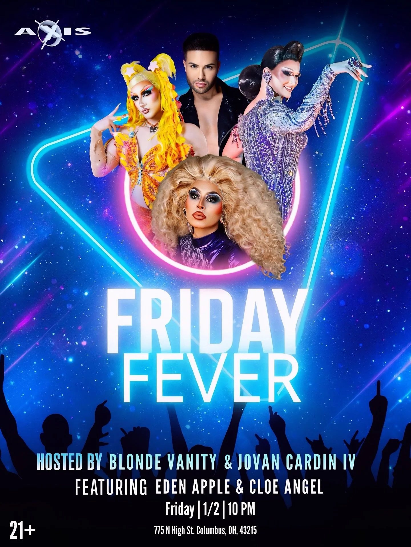 First Friday of the year. No cure in sight. 🔥✨

The calendar flipped, the lights came on, and FRIDAY FEVER is officially back. New year, same obsession &mdash; bigger beats, bolder looks, and a dancefloor that does not believe in resolutions.

Hoste