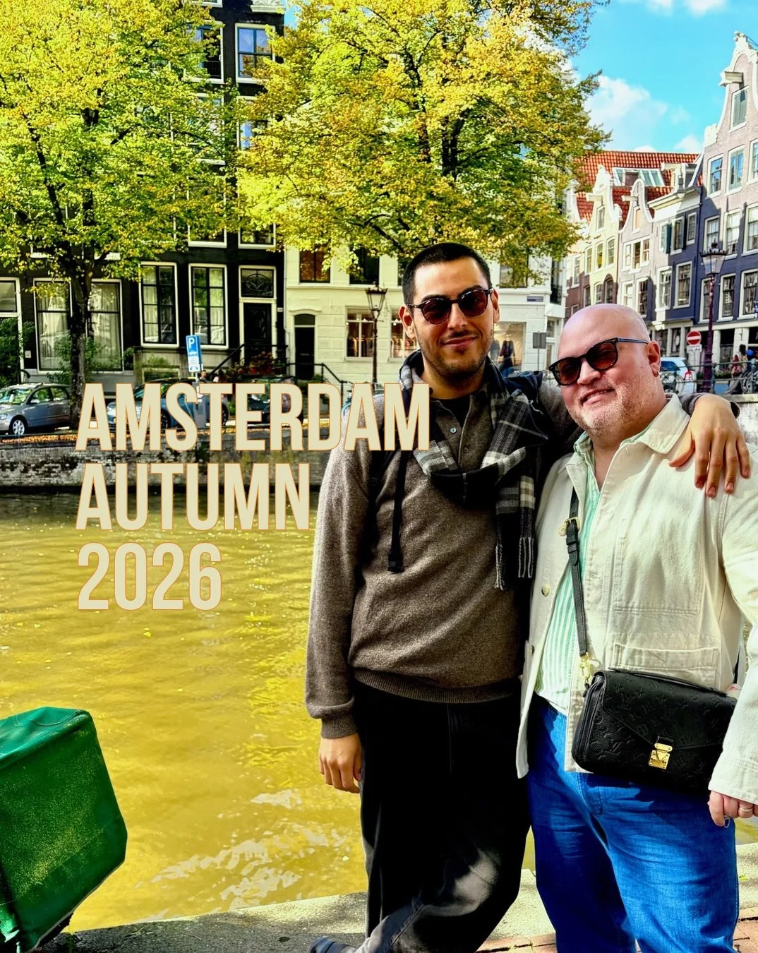 A little bit of our recent trip to Amsterdam, The Netherlands, Autumn 2026.  Lots of organic textures, lots of water, lots of bikes and lots of great memories.  More to come! 

De San Diego con amor,
Marcos and Robert
🫶🏼🫰🏽🇳🇱