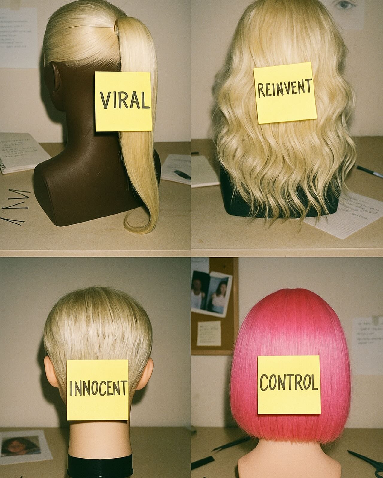 the hair isn&rsquo;t just styled. it&rsquo;s assigned.

viral. innocent. control. reinvent.

reinvention isn&rsquo;t evolution &mdash; it&rsquo;s expectation.

#WhoIsThisGurl