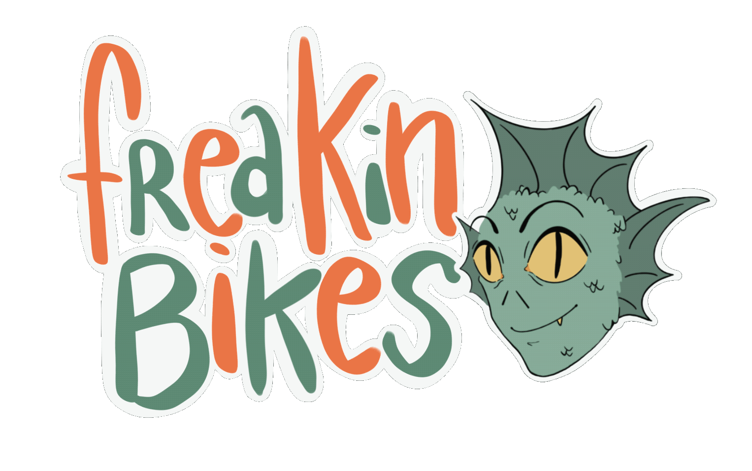 Freakin Bikes logo commission, 2024.