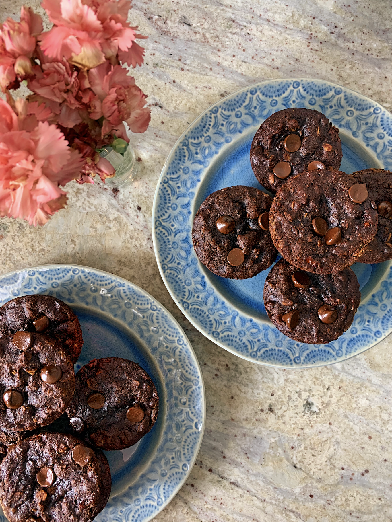 Banana Double Chocolate Cupcakes