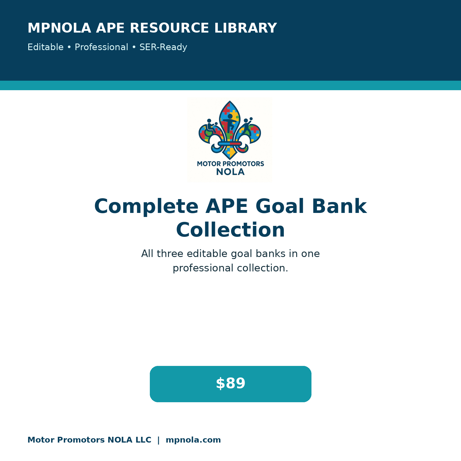 Complete APE Goal Bank Collection
