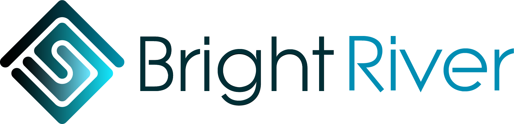 Logo with the word "Bright" next to a geometric icon of a brain.