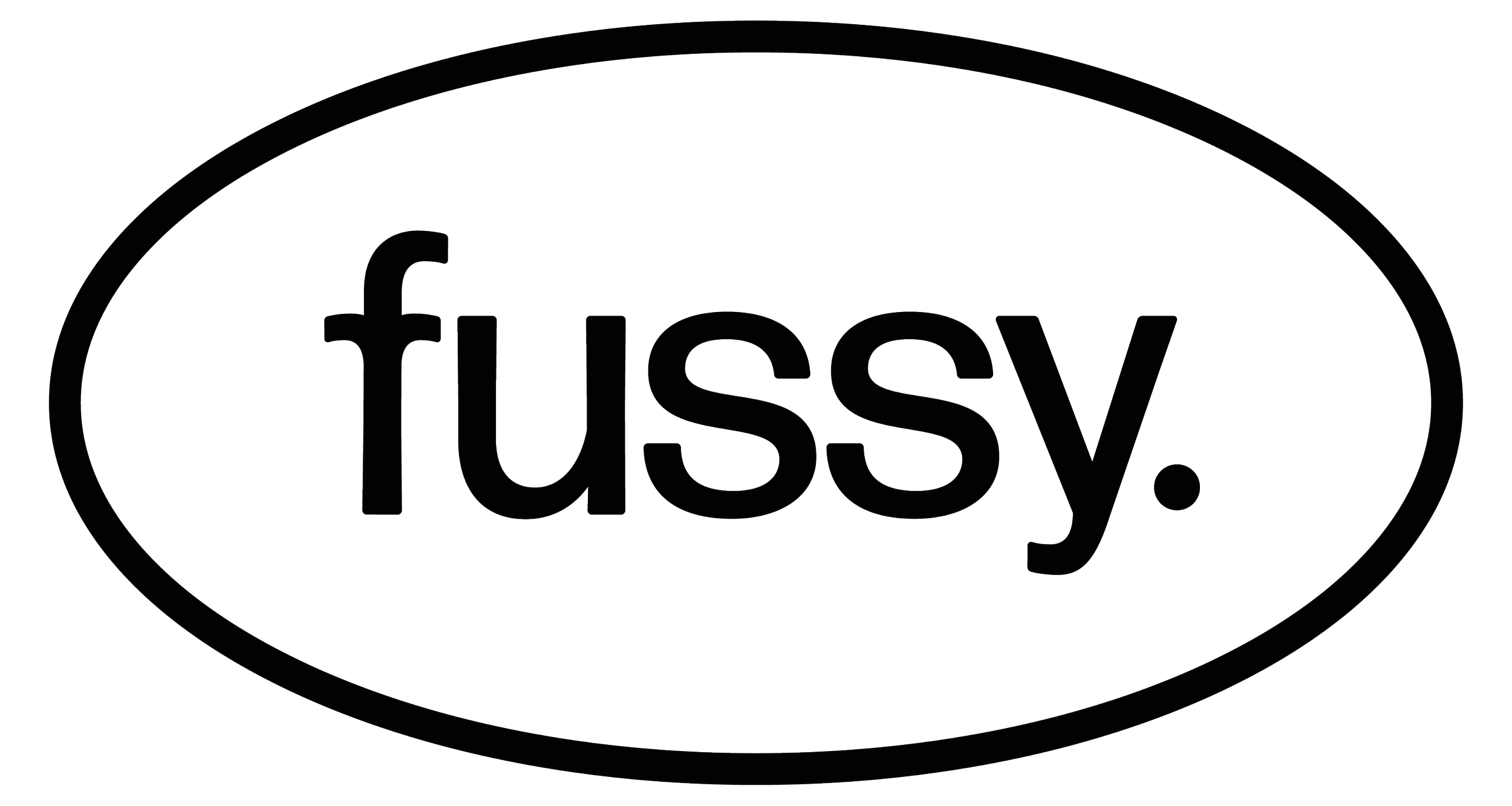 Outline of the Facebook logo with the text 'fuisy.' inside it.