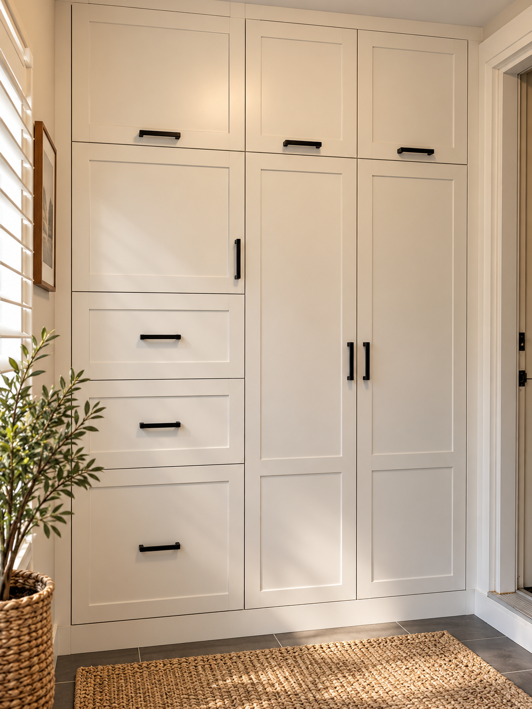 Warm Modern Entryway Storage Wall.png