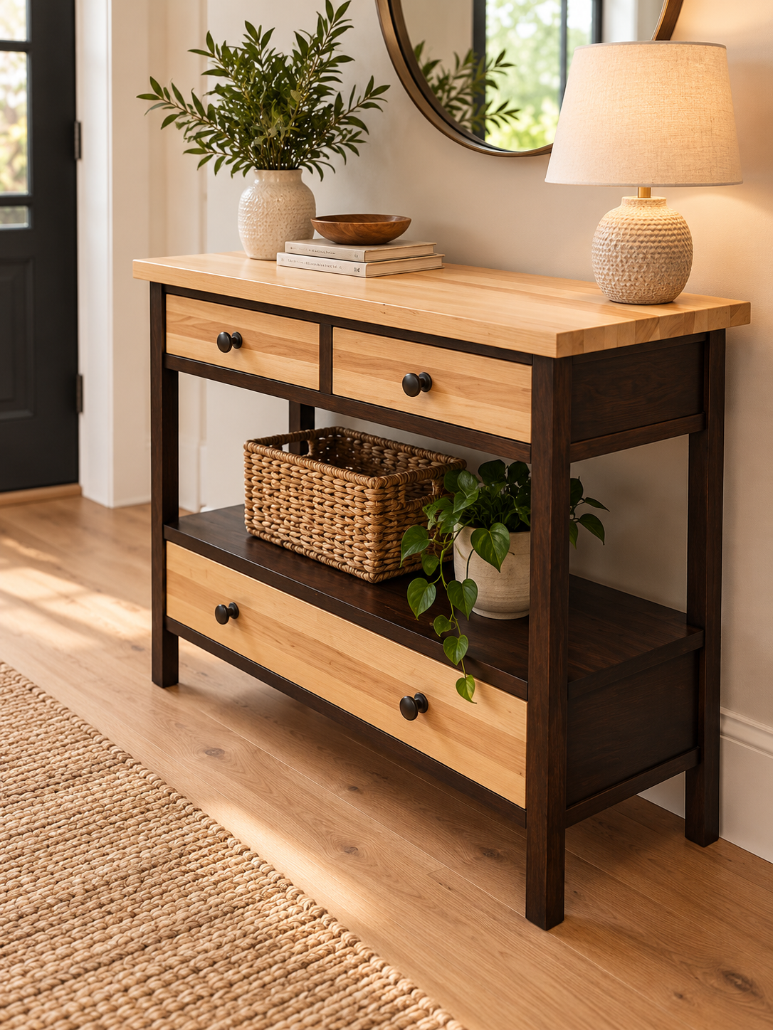 Warm Scandinavian Entryway Console.png