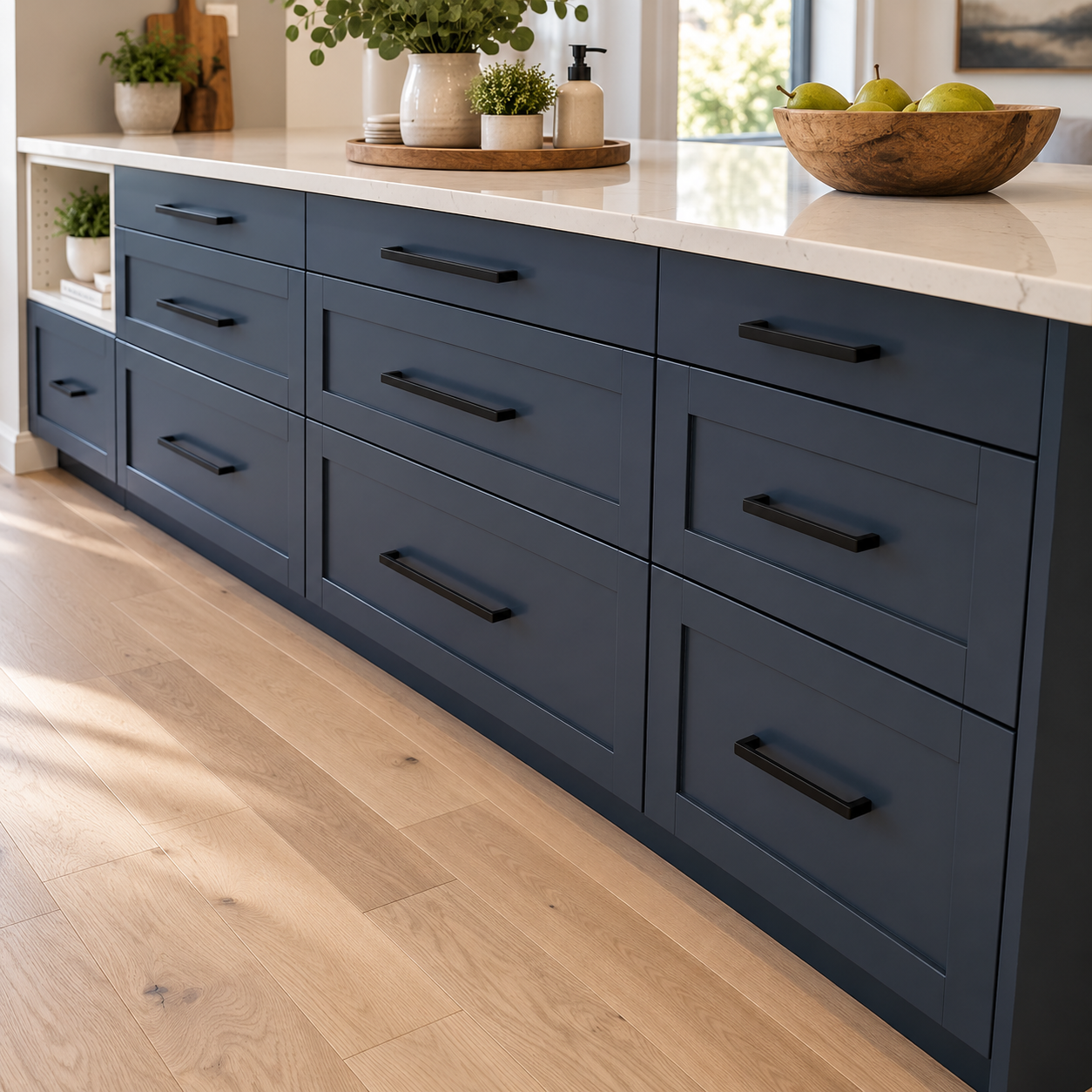 Navy Shaker Kitchen with Marble Countertops.png