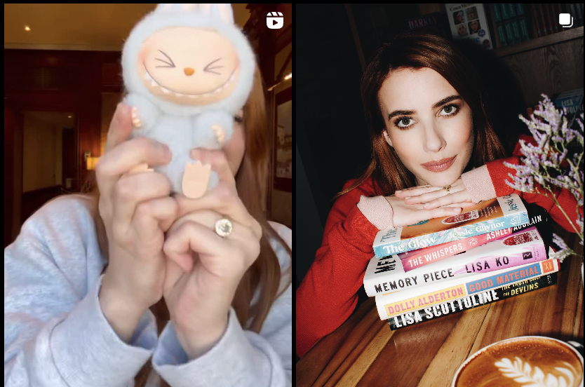 Emma Roberts Is Also Obsessed with Pop Mart’s Labubu Blind Box