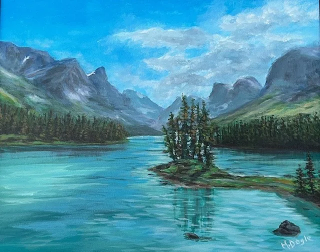 Spirit Island, Jasper, 16x20, acrylic on canvas