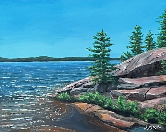 Edge of Paradise, 16x20, acrylic on canvas