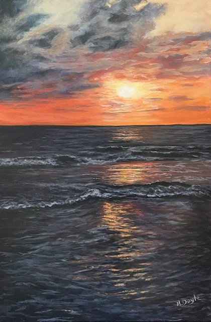 Twilight Glow, 36x24, acrylic on canvas