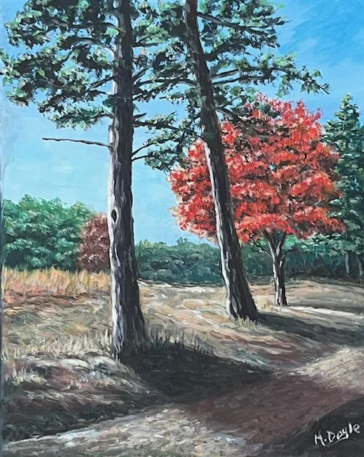 A Stroll Through High Park, 20x16, acrylic on canvas