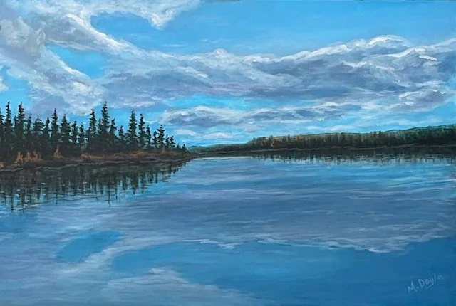 Morning Glory, 24x36, acrylic on canvas