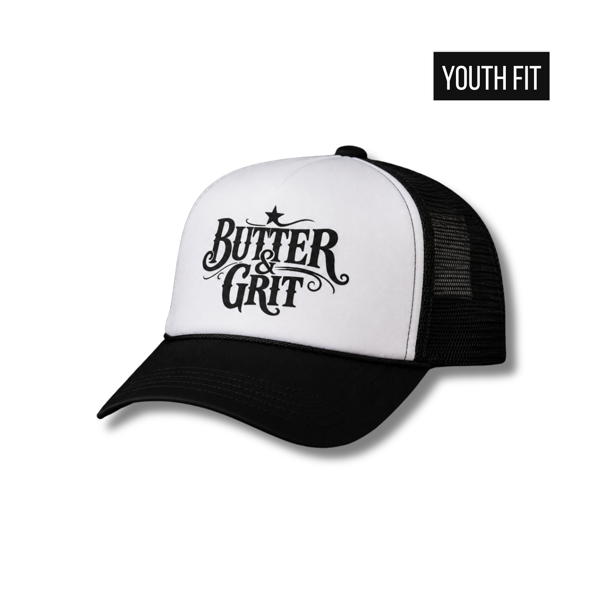 The Official Butter & Grit Trucker – Little Grit Hat (Youth Fit)
