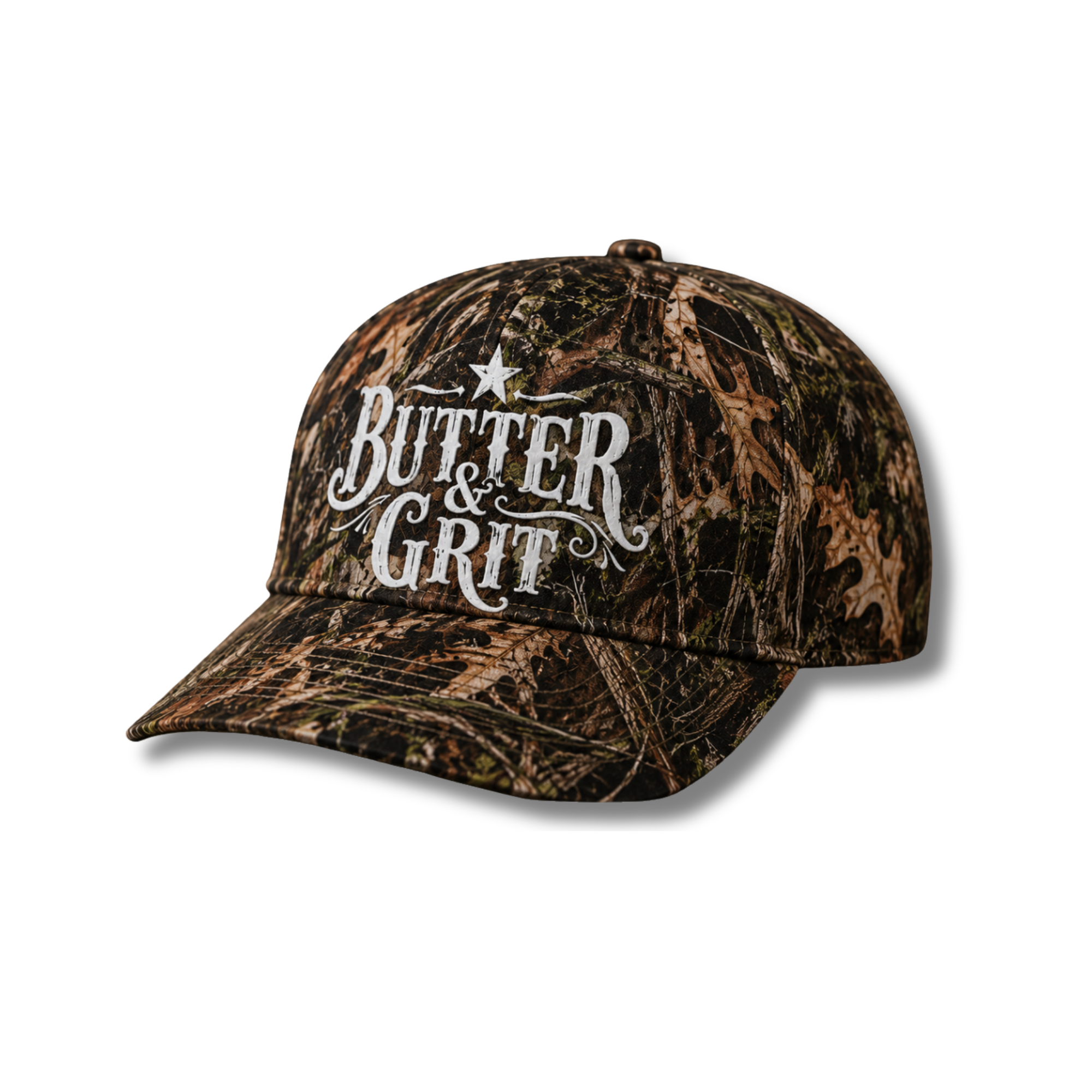 The Official Butter & Grit Trucker – Tennessee Camo