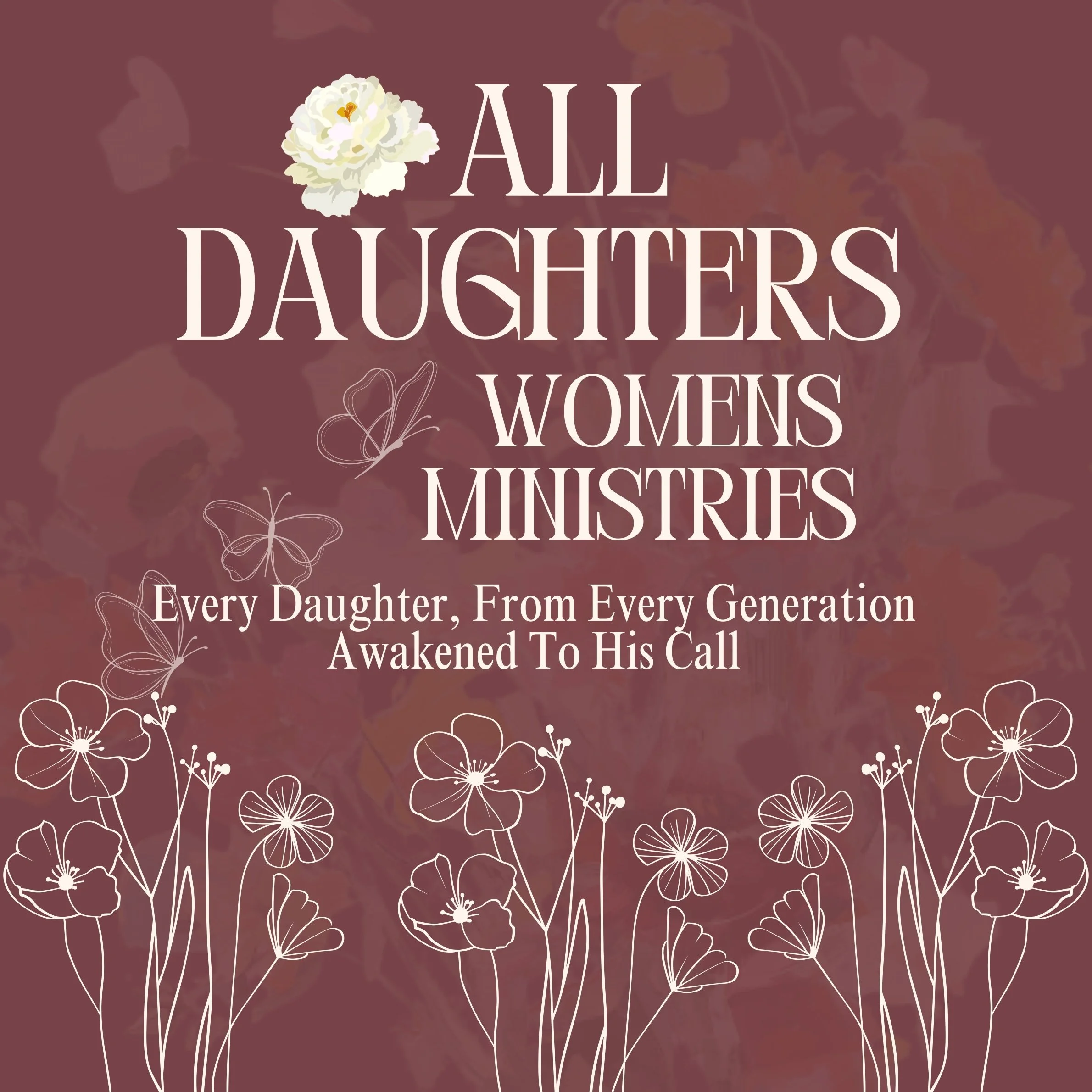 All Daughters is a women's ministry that is meant to lift up and empower women in their identity in Christ! If you are a woman looking for other ladies that love Jesus to grow in community and relationship with, this is your place! 