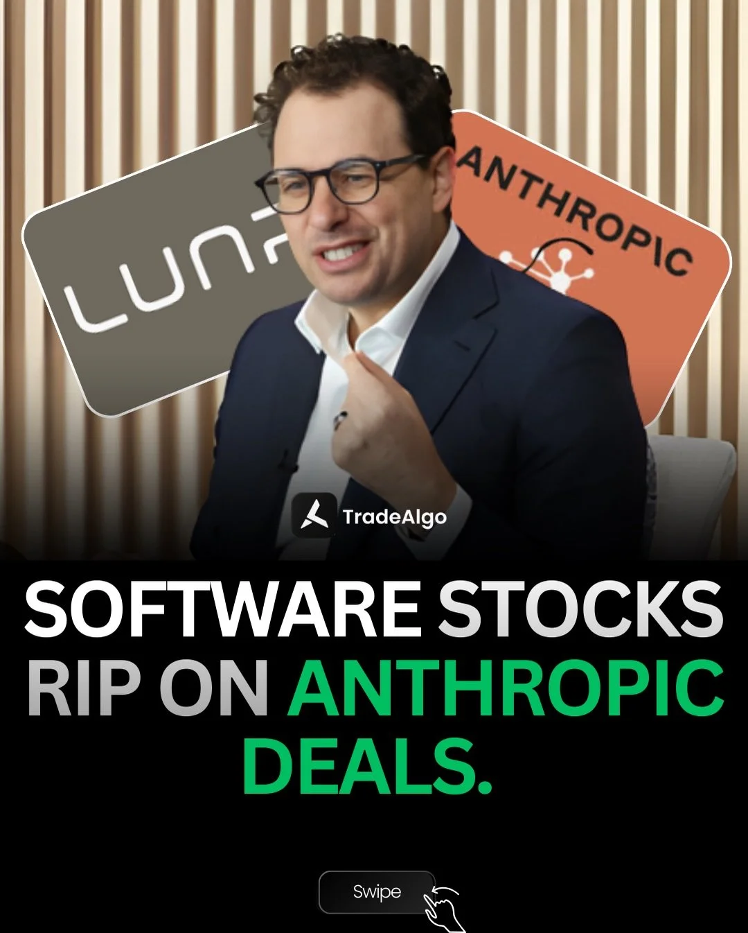 Software and AI-adjacent names are ripping higher today as software stocks rebound on news that Anthropic has struck new partnerships, reigniting the broader AI trade after a choppy February. The move is being amplified by a macro backdrop where CPI 