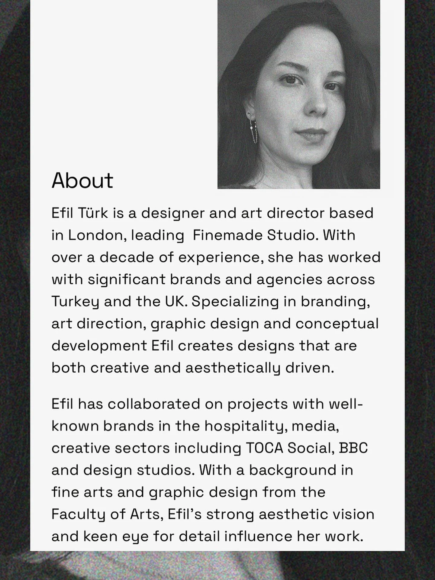 I&rsquo;m excited for what&rsquo;s ahead through FineMade Studio, but for now a little glimpse into who I am and what drives the work.
