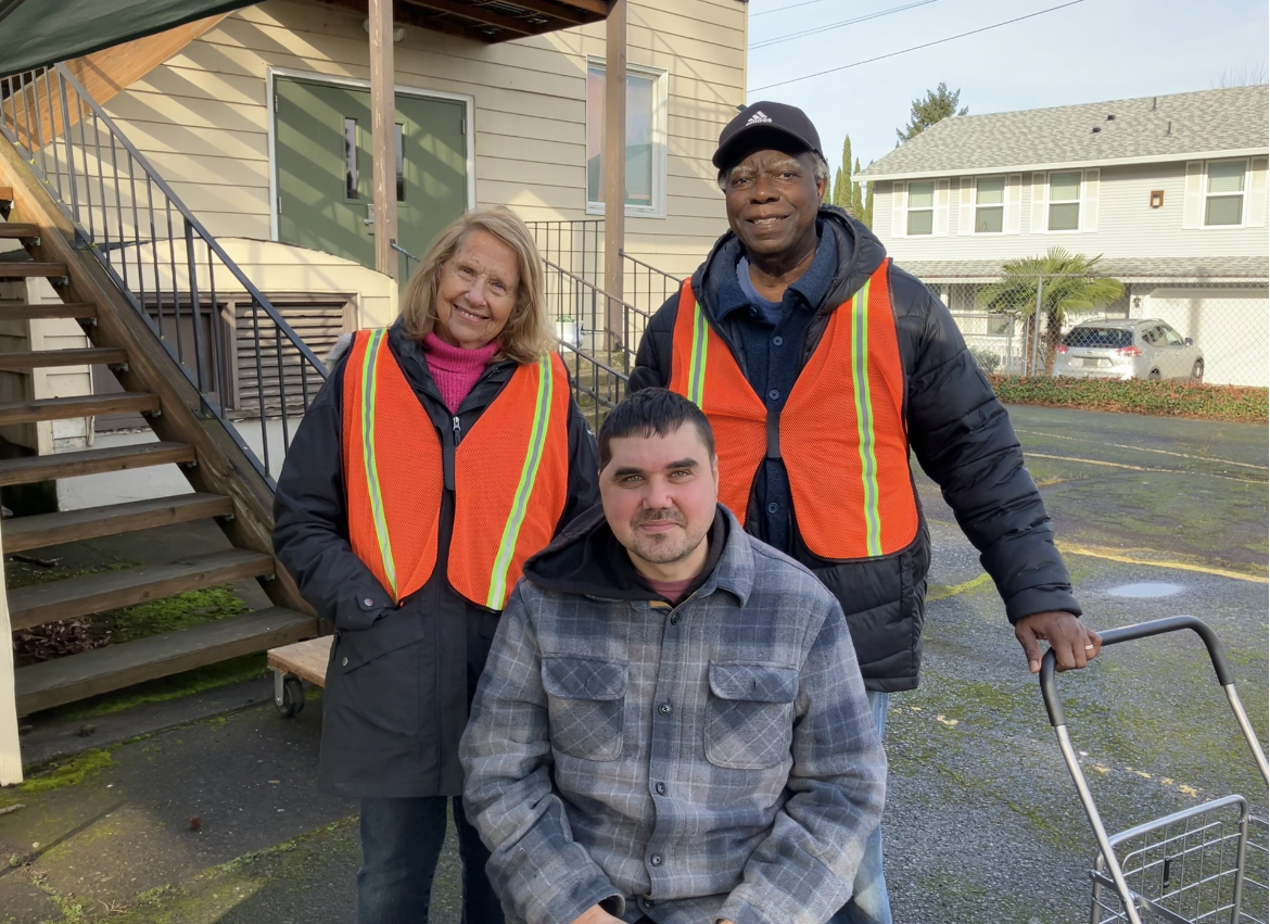 Shelves with Food on them