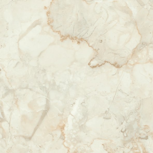 Close-up of a beige marble surface with natural veining and patterns.