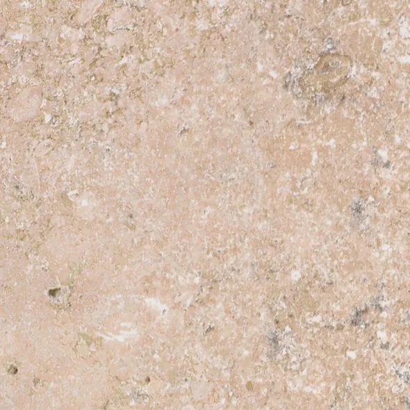 Close-up image of a beige marble or stone surface with natural texture and patterns.