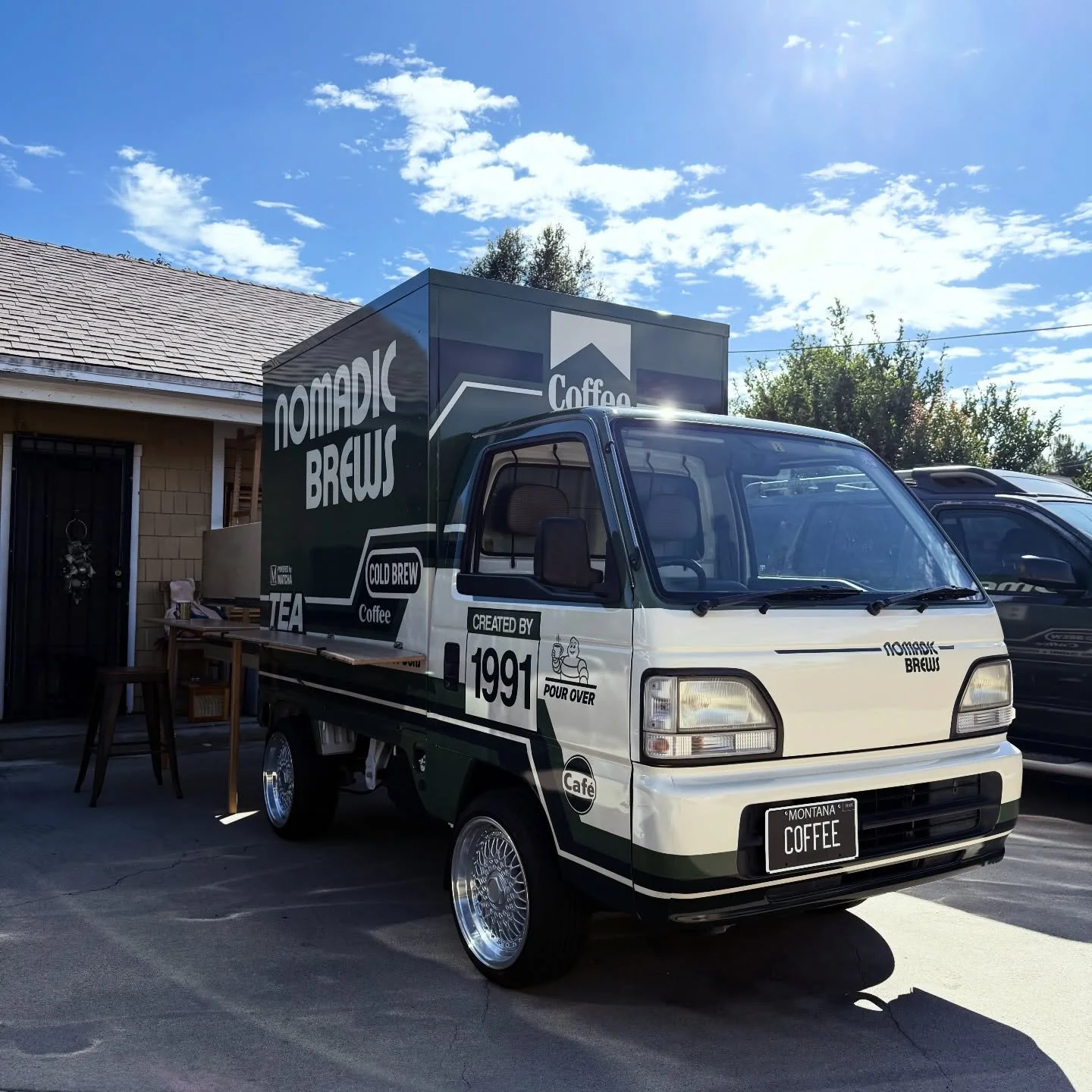 11/19/2025 &mdash; With the wrap and interior build complete, the focus has shifted to equipment, storage, and workflow inside the truck. We&rsquo;ve also been testing and developing drinks, and they&rsquo;re coming together really well.

Dialing in 