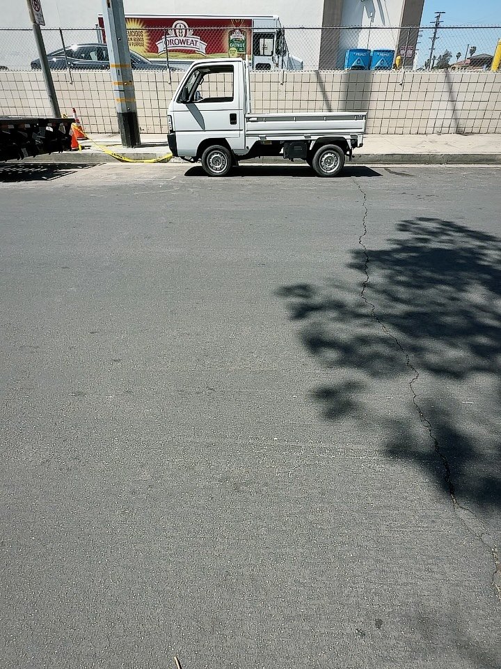 4/8/2025 - It's here! My 1999 Honda Acty arrived today. Took it for a test drive around the block, then parked it with my @createdby1991 E30. Getting it titled and registered is the next step.