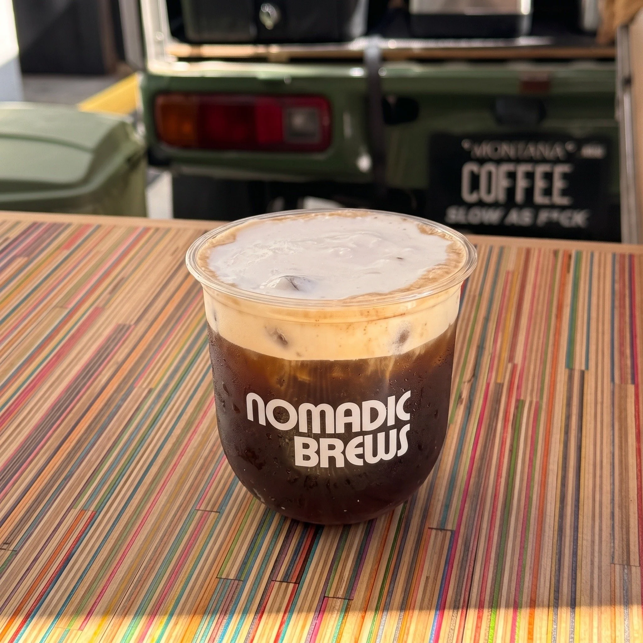 Our Honey Process Bourbon Coffee from Peru is now pulling double duty.

Alongside our pour overs and cold brew, we&rsquo;re now serving it as espresso with a small menu of iced espresso drinks.

Iced Latte 
Espresso Tonic 
Fridge Cig

The Fridge Cig 