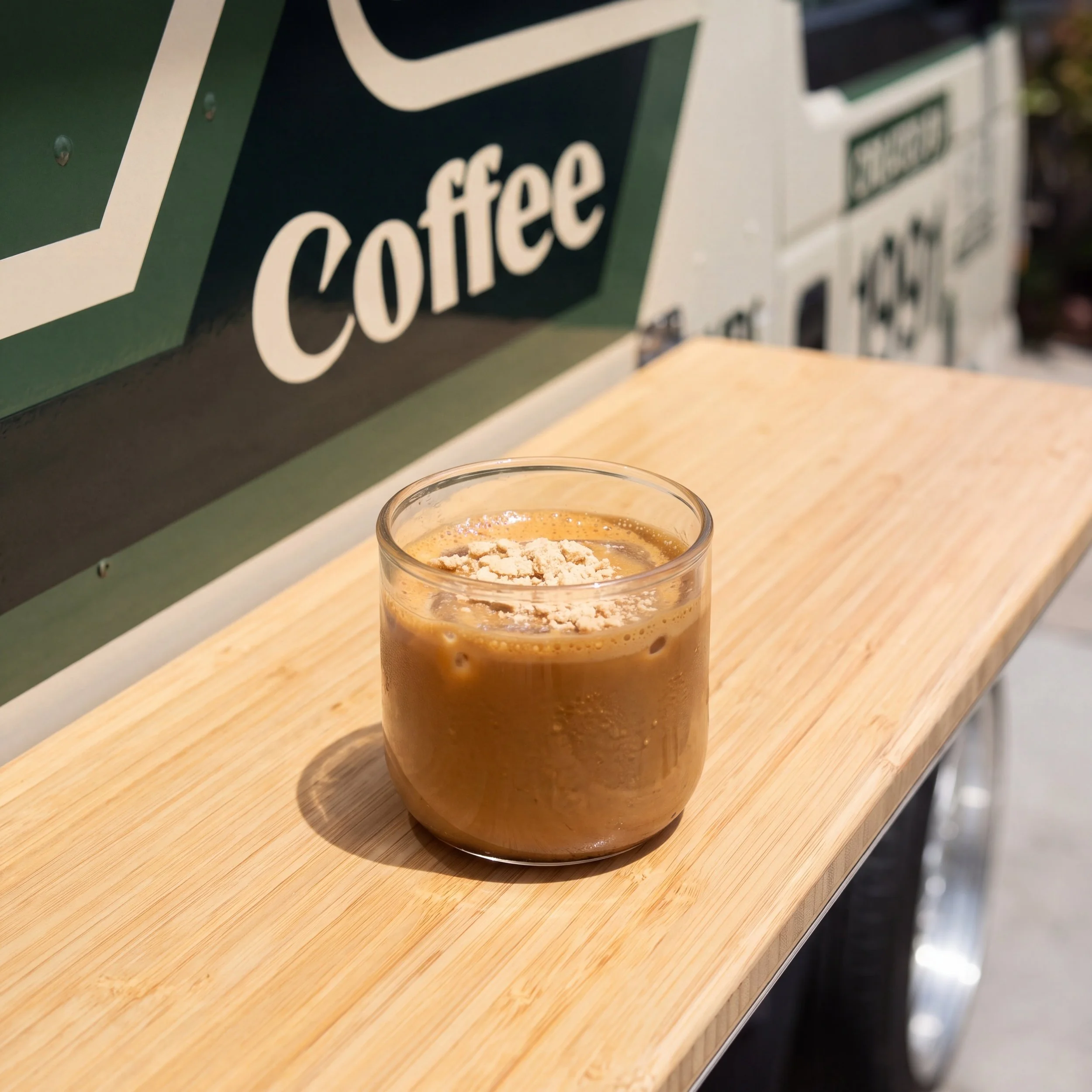 Introducing our new Iced Mazap&aacute;n Cortado.

Our dark roast espresso from Veracruz, Mexico, shaken with homemade mazap&aacute;n milk and served over ice.

Rich and creamy, with just enough sweetness to let the espresso shine.

Now serving at Nom