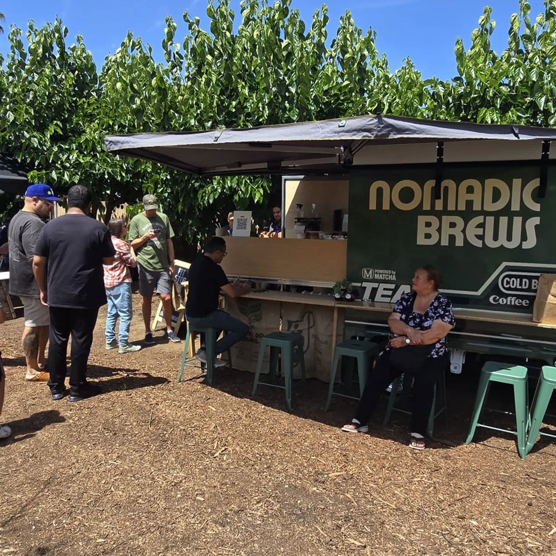 The ultimate goal was never to build a truck. It was to create an experience people would gather around. This was one of our first public events and the moment Nomadic Brews truly came to life.