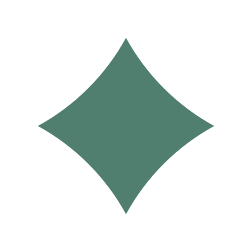 Green diamond bullet symbol