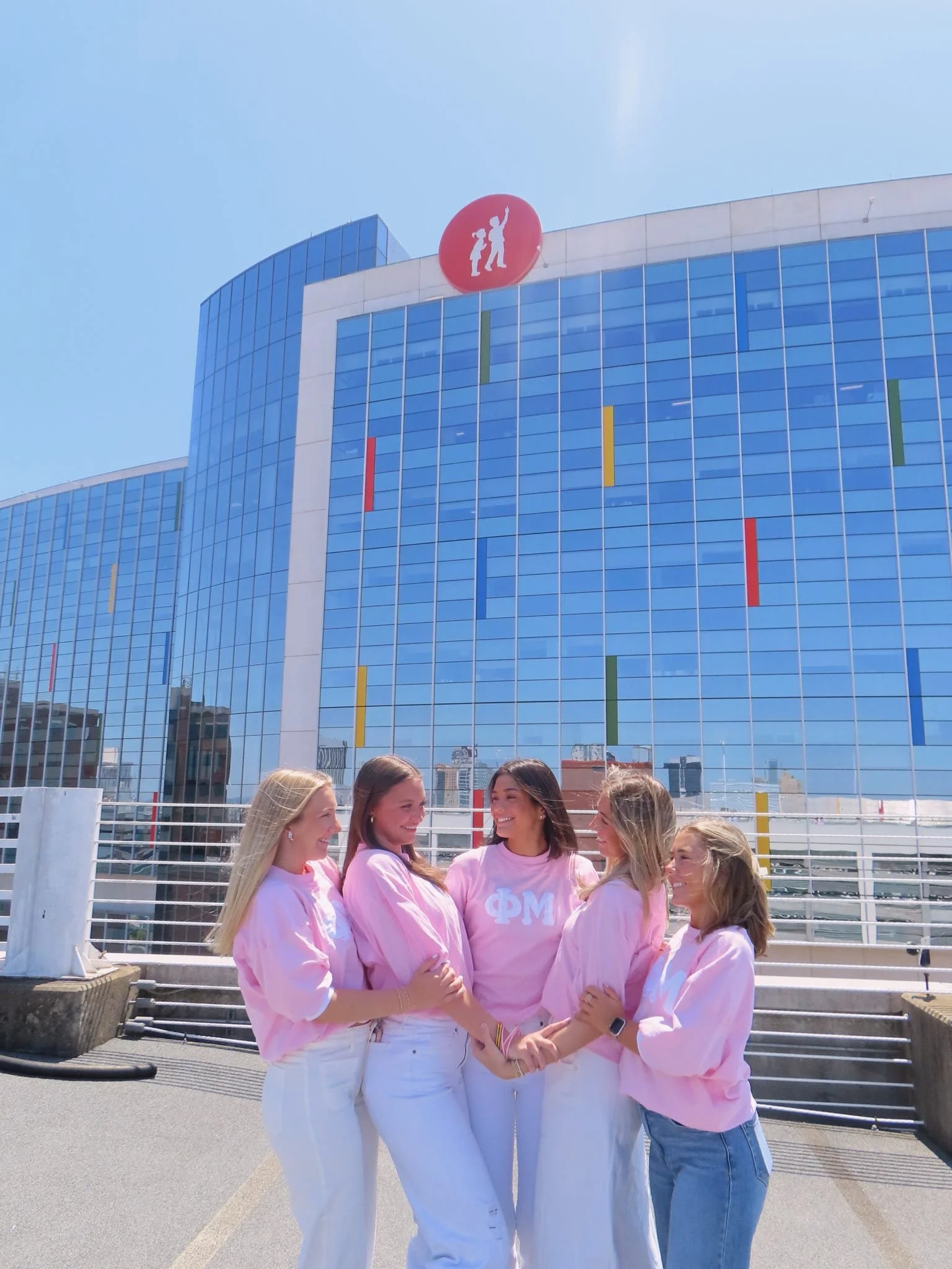 fun picture outside Children's of Alabama | Phi Mu Kappa Gamma | Troy University