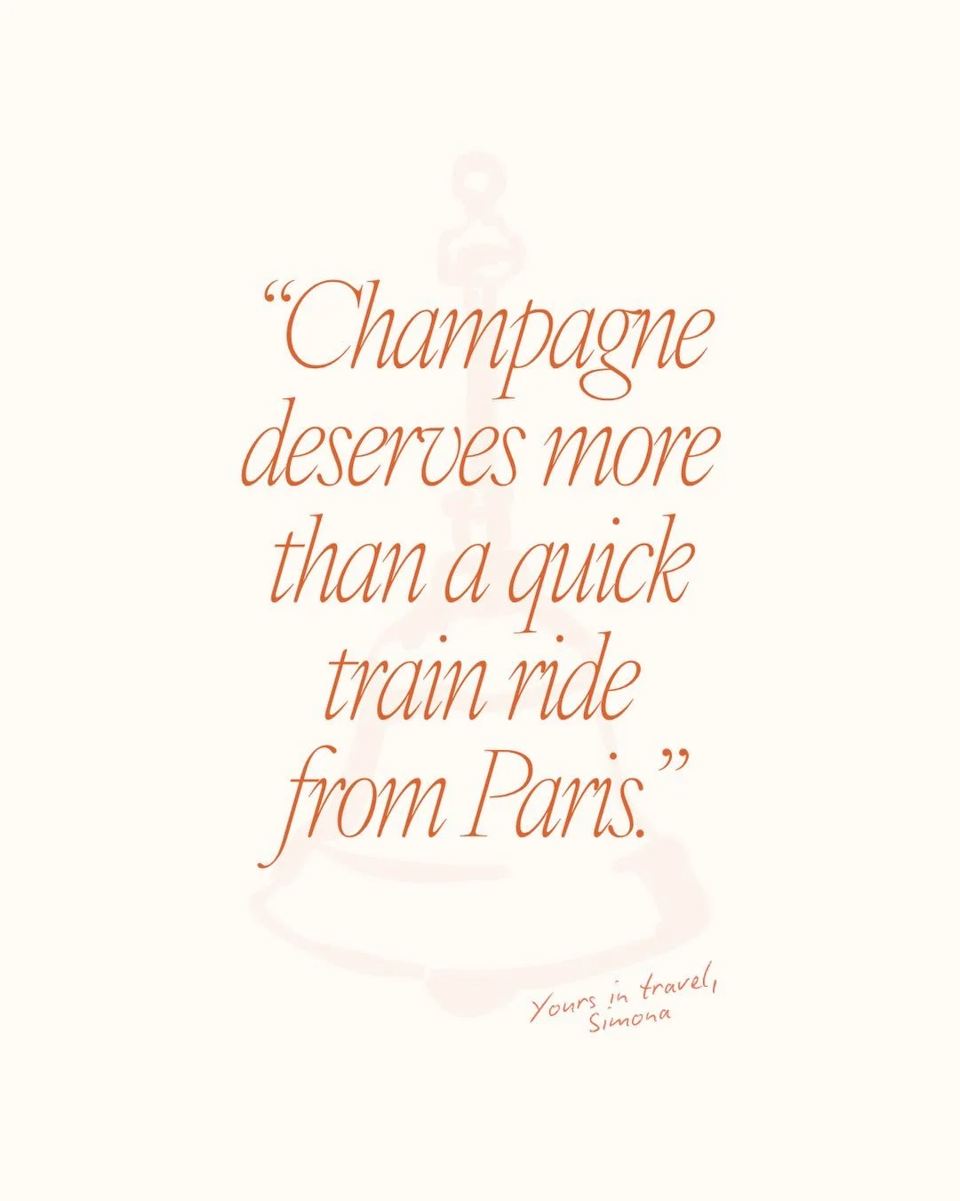 If your Champagne itinerary starts and ends with a day trip from Paris... we need to talk. 🥂😉

Champagne deserves more than a few rushed cellar tours and the last train back.

This is the 3-day itinerary we created for our client&mdash;filled with 
