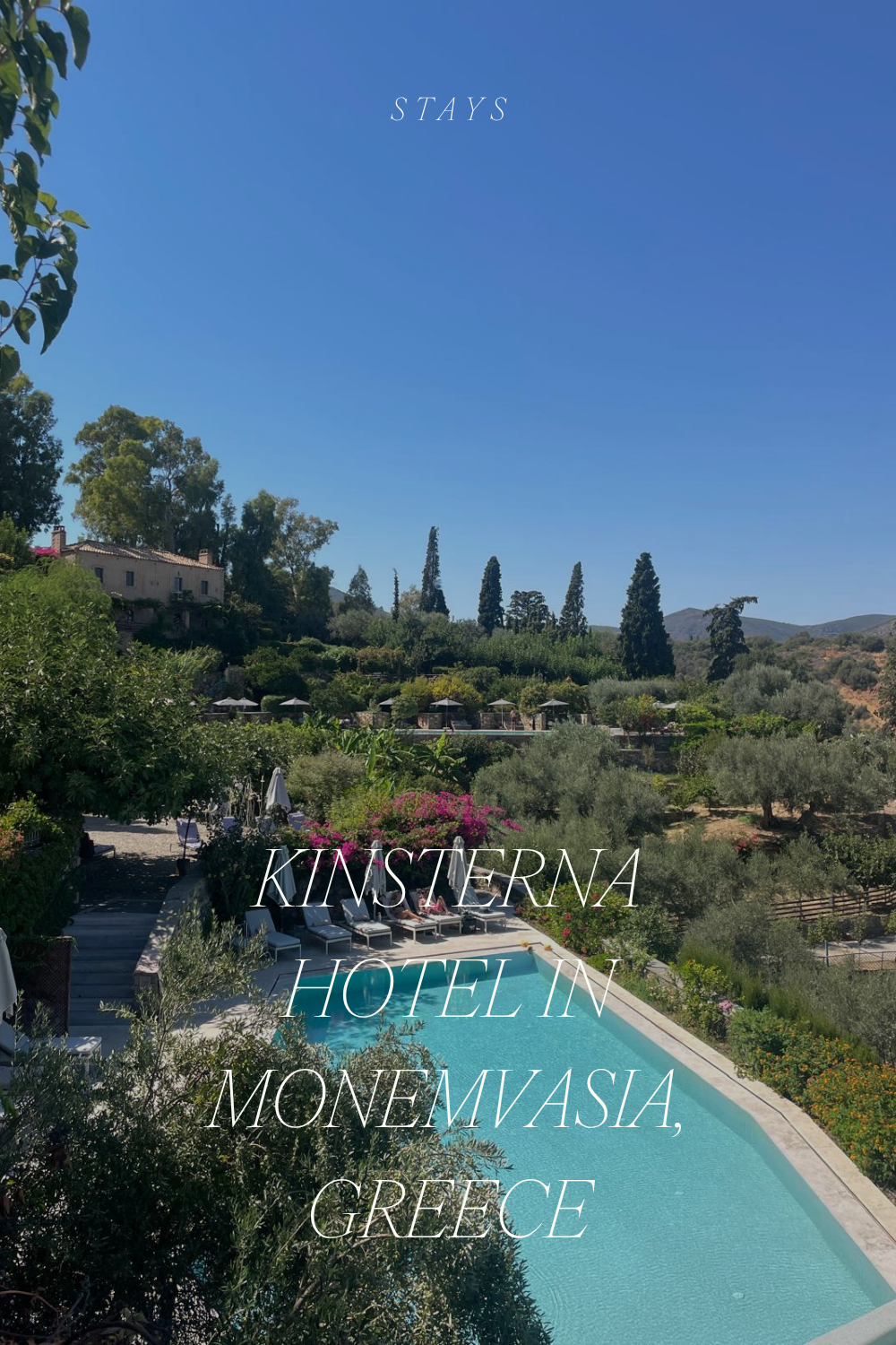Hotel Spotlight: Kinsterna Hotel, A Different Side of Greece