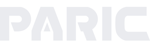 Stylized text spelling 'PARIC' in a bold font.