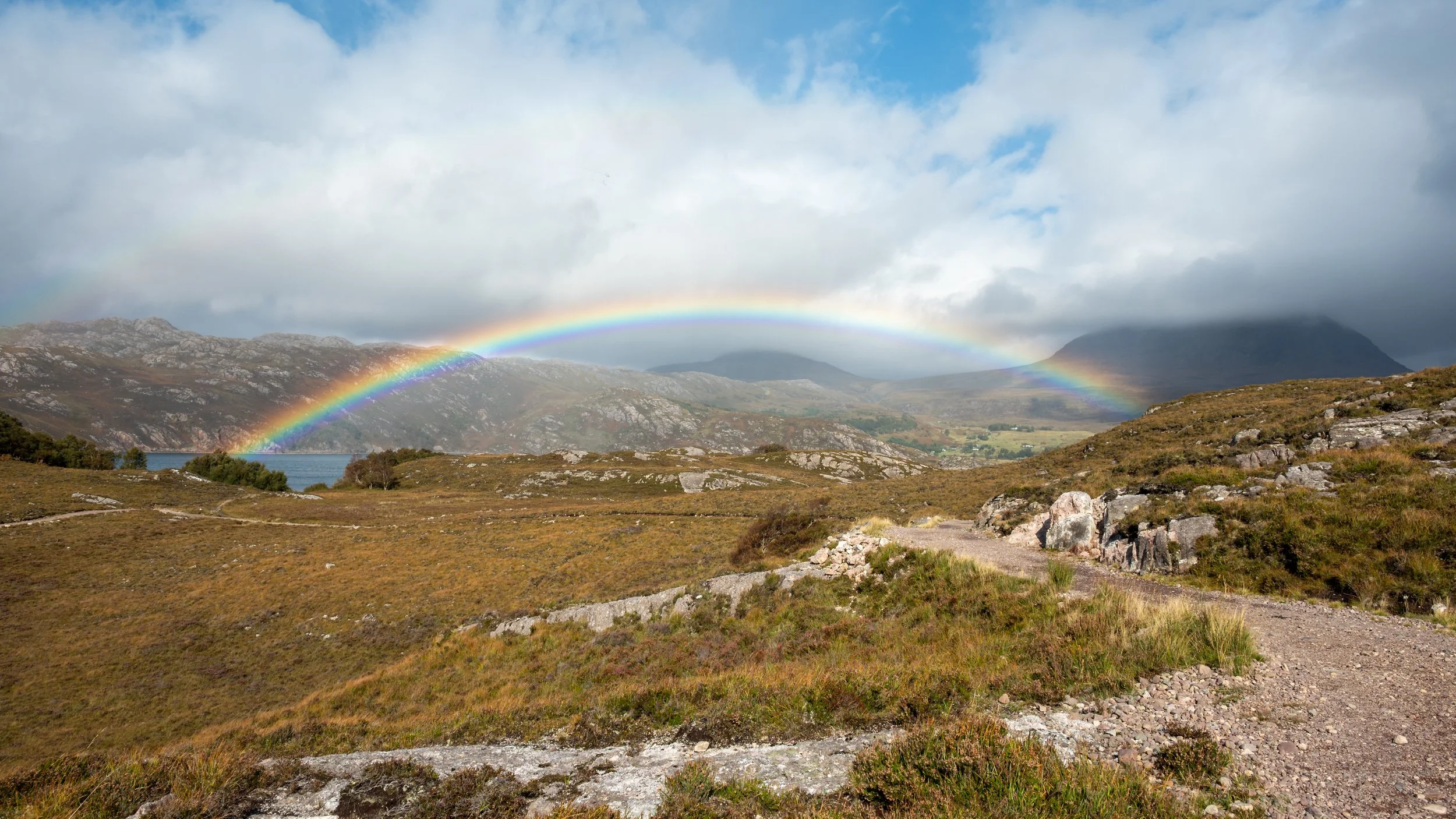 Sheildaig towards Beinn Alligin