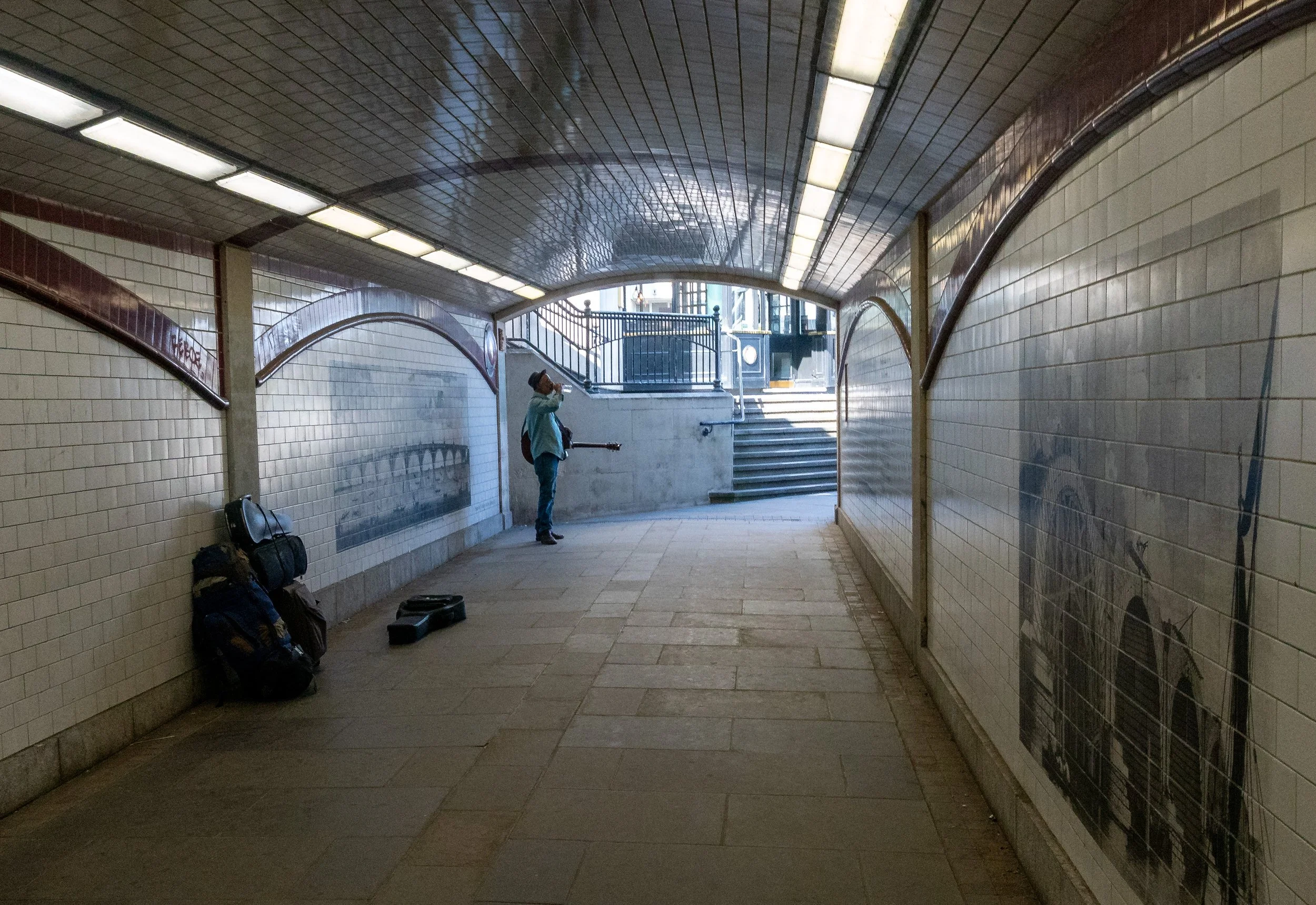 Southbank busker