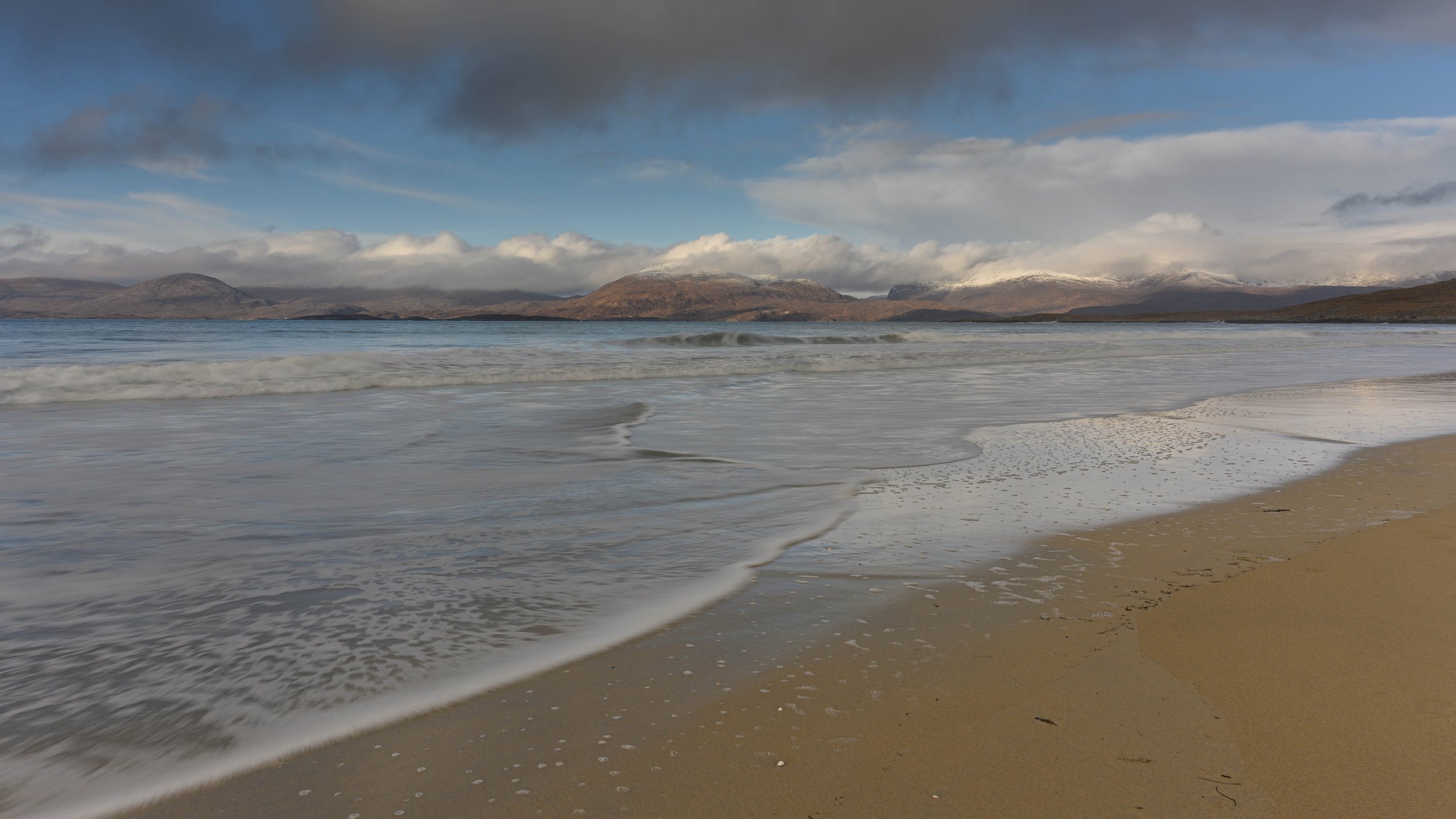 Snow on north Harris mountains